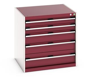 Bott Cubio Drawer Cabinet comprising of: Drawers: 2 x 100mm, 2 x 150mm, 1 x 200mm... Bott Drawer Cabinets 800 x 750